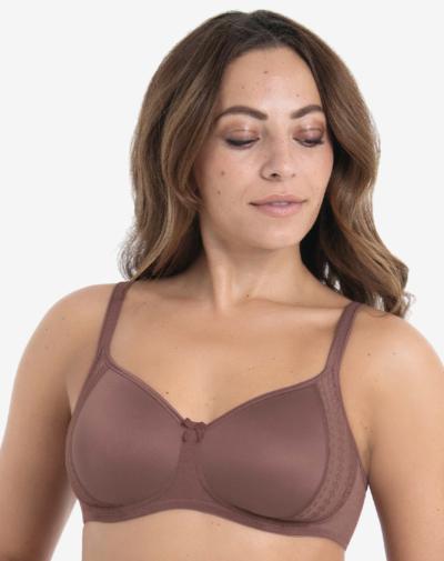 ROSA FAIA Fleur T-shirt bh zonder beugel Berry elegante kanten details