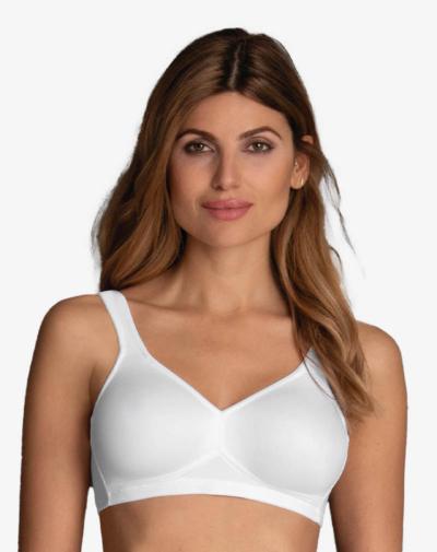ROSA FAIA Twin bh zonder beugel Wit comfortabele pasvorm zonder drukpunten