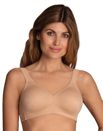 ROSA FAIA Twin bh zonder beugel Deep sand glad microvezelmateriaal voor comfort