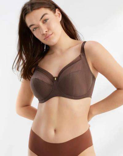FANTASIE Fusion sidesupport beugelbh, niet-voorgevormd 'Coffee Roast'.