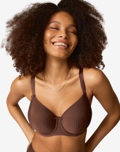Freya Idol beugelbh in coffee roast – glad, voorgevormd model met subtiele glans en dagelijkse ondersteuning.