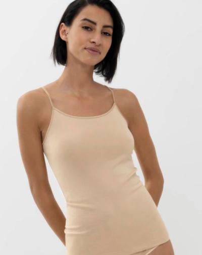 MEY Emotion top 'Cream tan'.