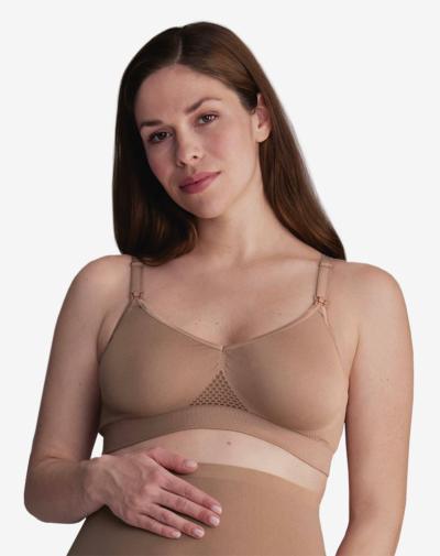 ANITA Seamless zwangerschaps- en voedingsbh, zonder beugel ‘Dusty rose' koop je bij bhsupport.nl.