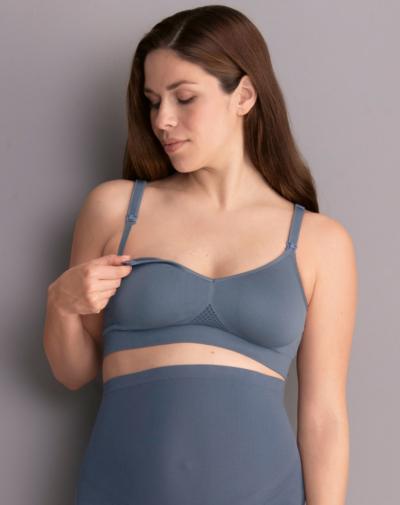 ANITA Seamless zwangerschaps- en voedingsbh, zonder beugel ‘Sky grey' koop je bij bhsupport.nl.