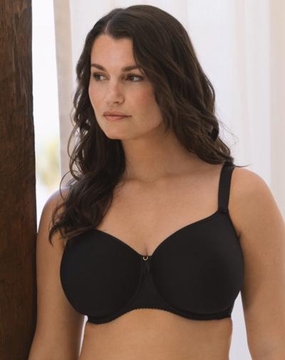 Fantasie Rebecca Essentials spacer T-shirt bh met beugel, voorgevormd 'Zwart'.
