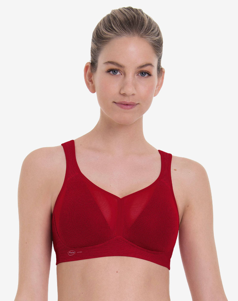ANITA DeltaPad sport bh zonder beugel, voorgevormd 'Lipstick'.