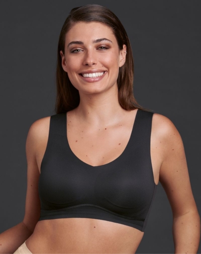 ANITA Essentials bralette zonder beugel, uitneembare voorgevormde cups ‘Zwart'.