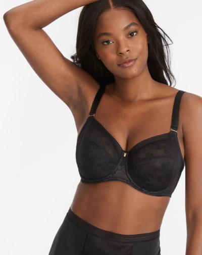 FANTASIE Fusion Lace side support beugelbh, niet-voorgevormd 'Zwart'.