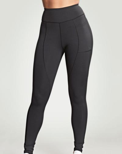 PANACHE sportlegging, Ultra high waist 'Zwart'.