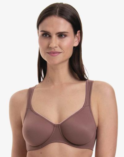 ROSA FAIA Twin beugelbh Berry glad ontwerp onzichtbaar onder kleding