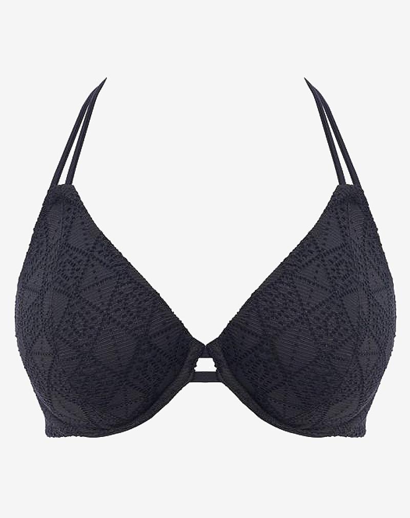 FREYA Nomad nights halter bikini top met beugel, niet-voorgevormd 'Zwart'