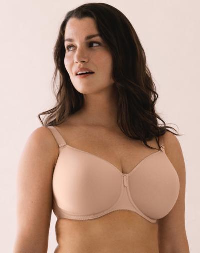 FANTASIE Rebecca Essentials spacer T-shirt bh met beugel, voorgevormd 'Café au lait'.
