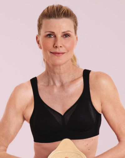 ANITA Care Air control prothese sport bh zonder beugel, voorgevormd 'Zwart'