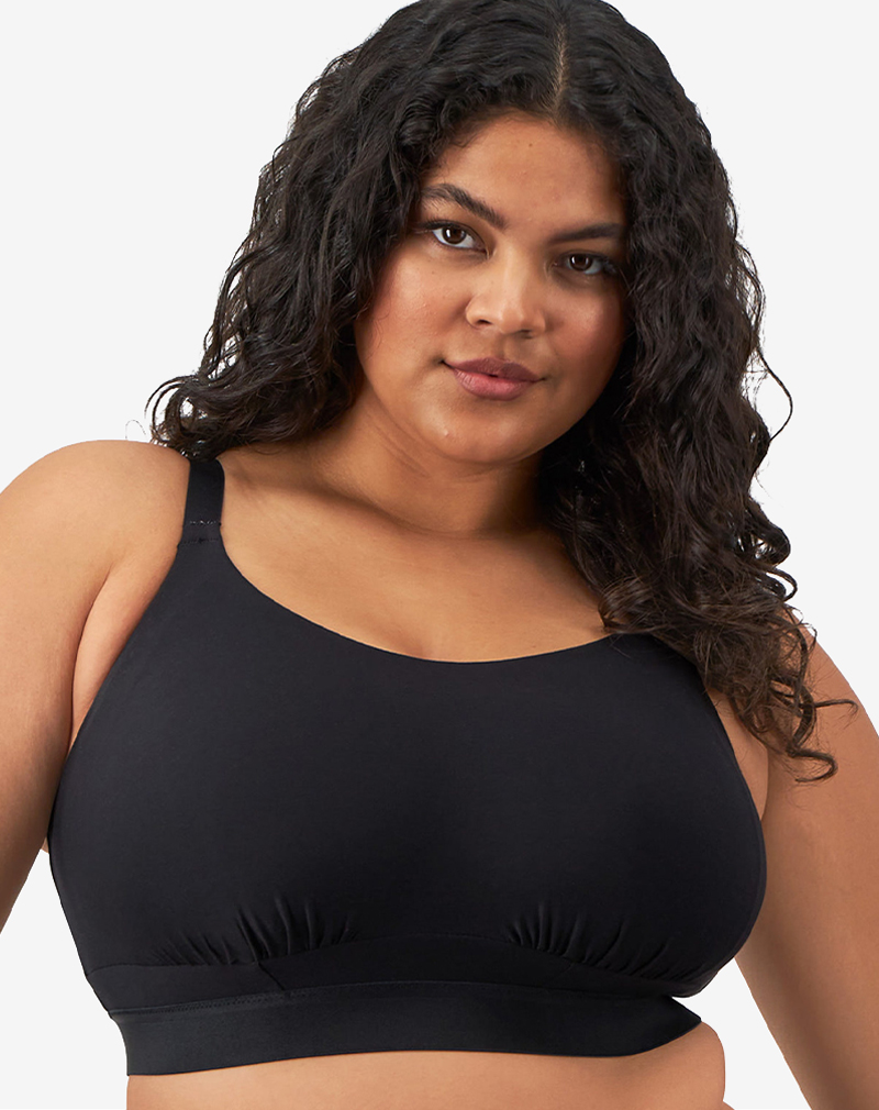 ELOMI Downtime bralette zonder beugel, niet-voorgevormd 'Zwart'