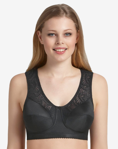 ANITA top comfort bh zonder beugel, voorgevormde cups ‘Zwart'