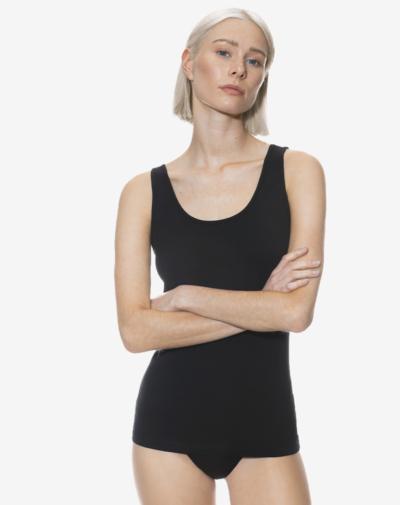 MEY Comfort cotton hemdje 'Zwart'