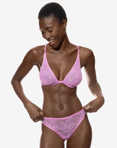 MEY Fabulous triangel bh met beugel, niet-voorgevormd 'Bubblegum pink'
