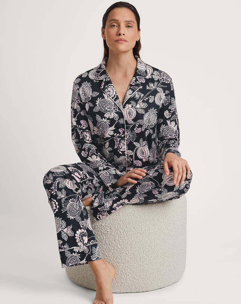 CALIDA Moonlight Dreams pyjama set 'Black print'