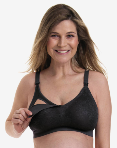 ANITA Essential lace voedingsbh zonder beugel 'Antraciet'
