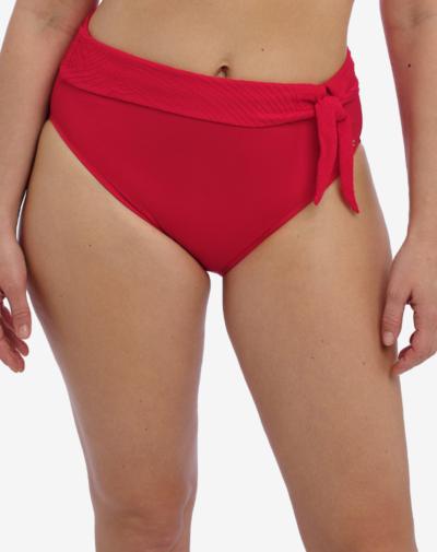 FANTASIE Ottawa hoog bikinibroekje met omslag 'Radiant red'