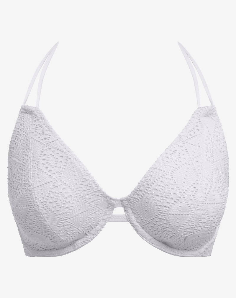 FREYA Nomad nights halter bikini met beugel, niet-voorgevormd 'Wit'.