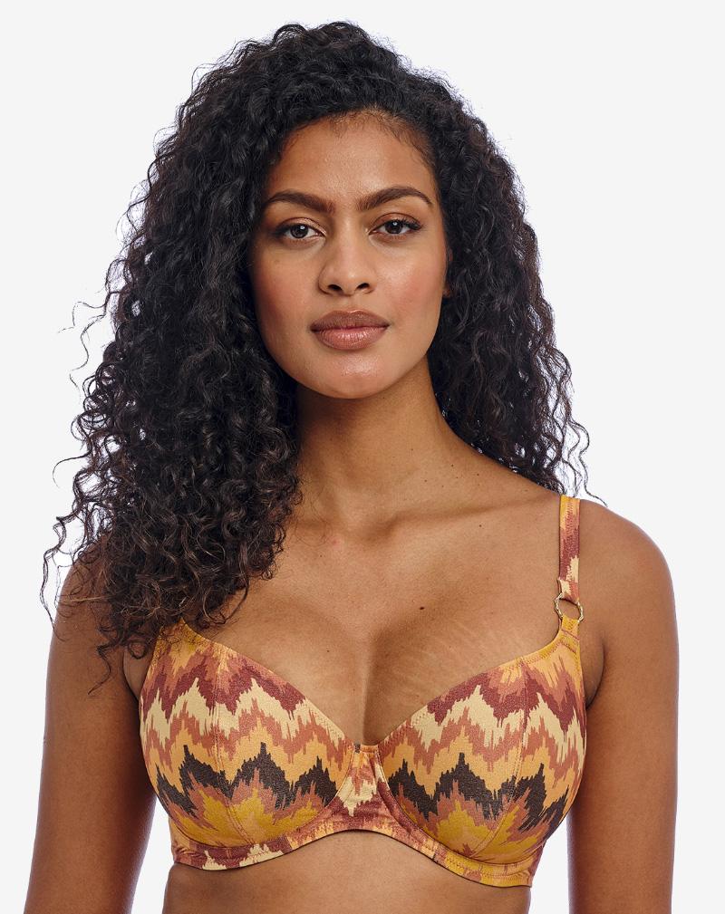 FREYA Arizona wave plunge bikini met beugel, niet-voorgevormd 'Horizon'
