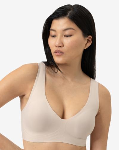 MEY Invisibles bustier topje, licht-voorgevormd zonder beugel 'Beige'