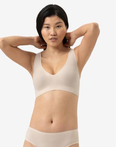 MEY Invisibles bustier topje, licht-voorgevormd zonder beugel 'Beige'