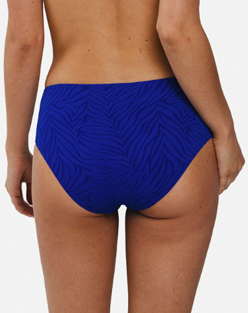 PASTUNETTE bandeau bikinitop met broekje (set) zonder beugel, voorgevormde cup 'blauw'