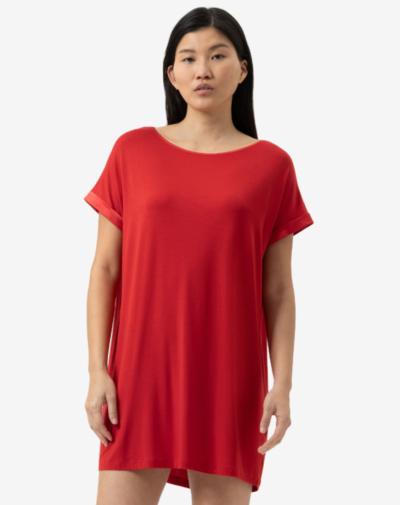 MEY Pure Chic slaapshirt Red carpet geschikt voor warme nachten