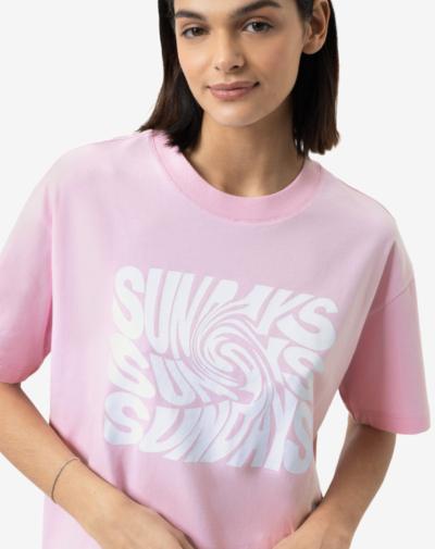 MEY Solid Love nachthemd soft pink van 100% katoen