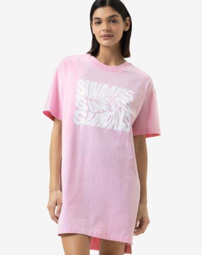 MEY Solid Love nachthemd soft pink ademend en huidvriendelijk