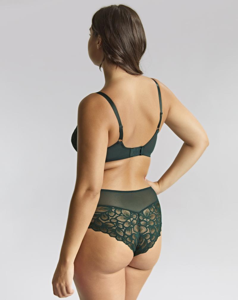 Panache Allure forest green bh met optimale lift en centrering