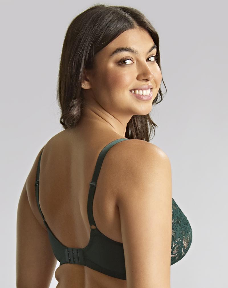 Panache Allure bh forest green met natuurlijk gevormde pasvorm