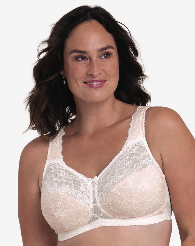 ROSA FAIA Bobette comfort bh wit stevige steun door sidesupport