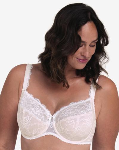 ROSA FAIA Bobette bh wit big cup niet-voorgevormd elegante look