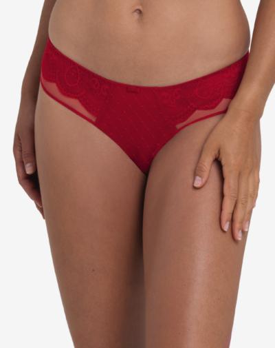 ROSA FAIA Selma tailleslip rood elegante pasvorm met kant