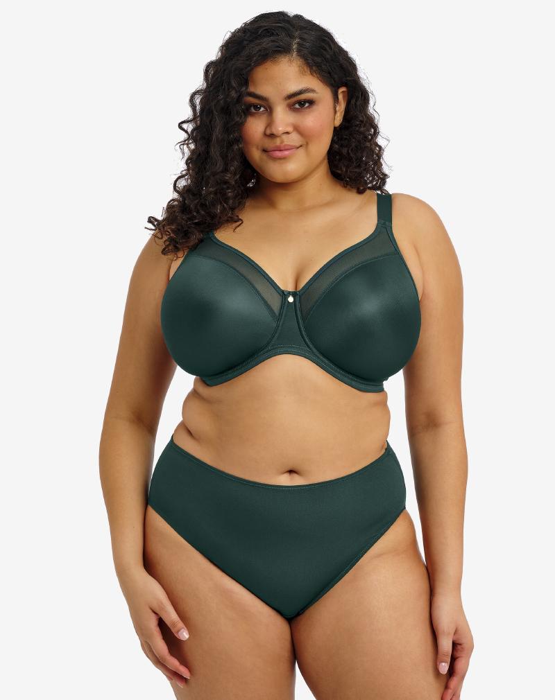 ELOMI Smooth beugelbh Deep emerald natuurlijke vorm zonder extra volume