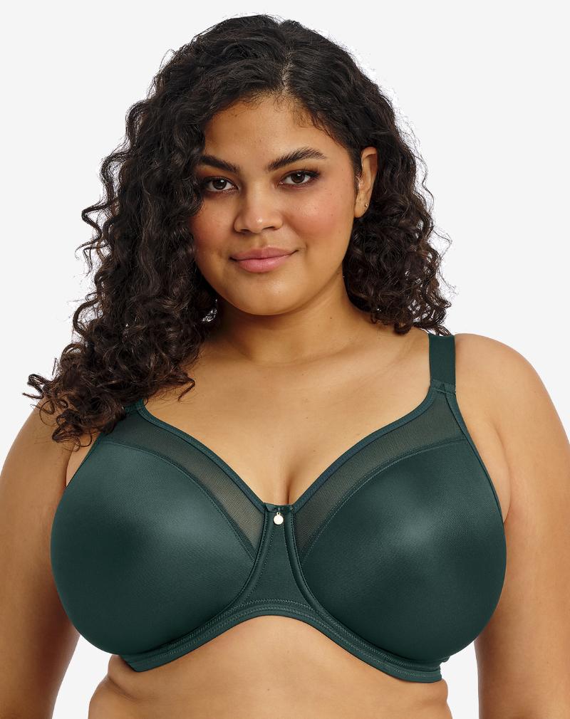 ELOMI Smooth beugelbh Deep emerald brede bandjes voor comfort