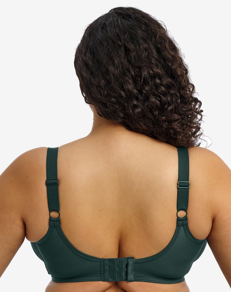 ELOMI Smooth beugelbh Deep emerald gladde cups zonder vulling