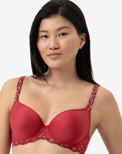 MEY Delightful spacer bh Gala red ademend materiaal