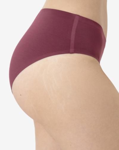 MEY Invisibles mini slip Boysenberry paars in zachte microvezel