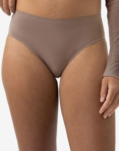 MEY Invisibles mini slip Milk ’n coffee bruin perfecte pasvorm