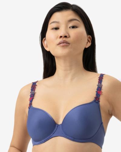MEY Pretty Joan spacer beugelbh Astral nights blauw met elegante geborduurde bandjes