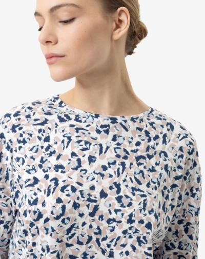 MEY Soft leo nachthemd met moderne dierenprint en comfortabele pasvorm
