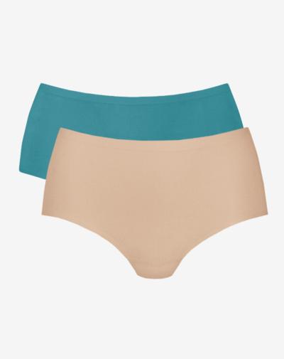 Kassa koopjes anita essential slips hipster broekjes turqouise groen en nude beige