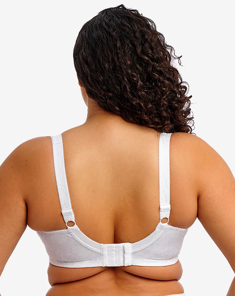 ELOMI Lucie beugelbh Wit brede bandjes voor extra comfort