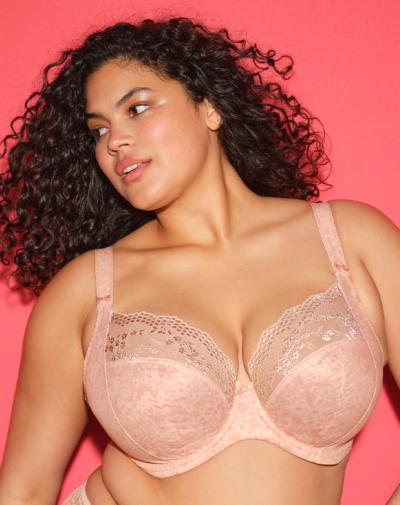 ELOMI Lucie beugelbh Pale blush side support niet-voorgevormd