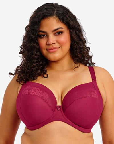 ELOMI Nerina beugelbh Rouge plus size bh met stevige steun