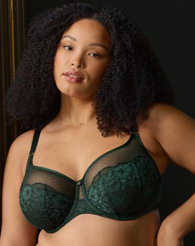 Panache Sculptresse Josephine bh forest green full cup met beugel